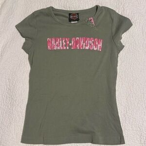Harley-Davidson T-shirt - pink camo Size M